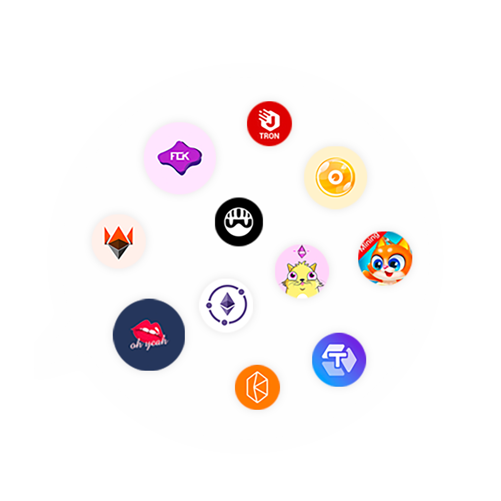 WebX Wallet mobile mockup shows how dapp browser looks like